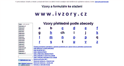 Desktop Screenshot of ivzory.cz